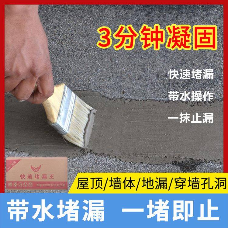 直销快速堵漏王20公斤带水堵漏卫生间水不漏外墙管道快干水泥