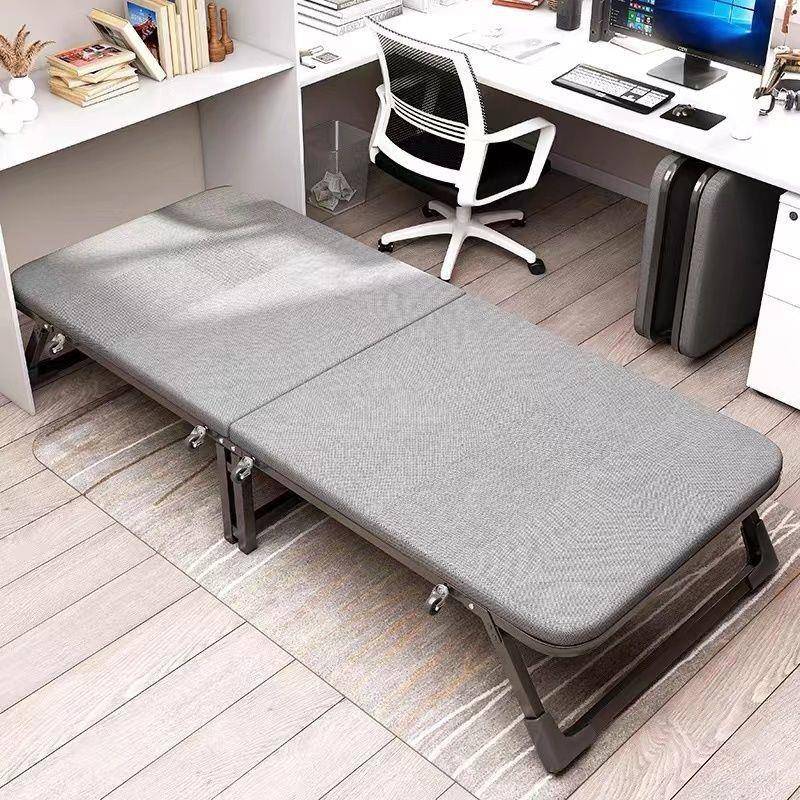 折叠床简易办公室午休单人床家用成人午睡木板便携躺椅行军陪护床