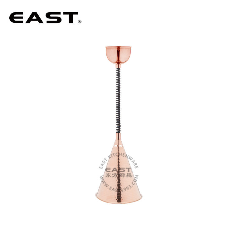 锤印镀金锥形单体保温灯【EAST东方厨具】酒店设备