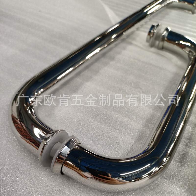 欧肯五金豪华高档淋浴房不锈钢玻璃大门拉手冲凉房简约欧式门把手