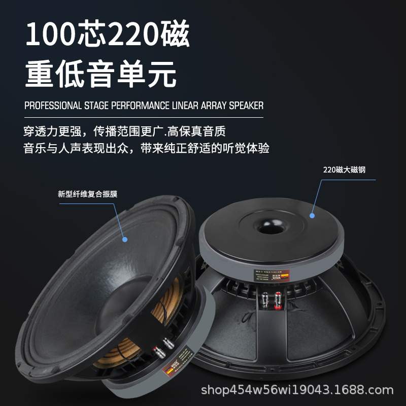 德国WEDL专业双10寸 双12寸有源线阵音箱 舞台工程户外大演出音响