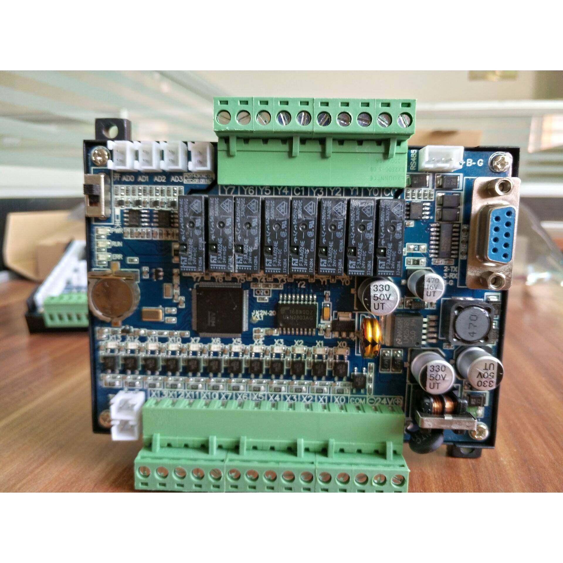 PLC工控板国产20点单板式JK2N20MR-4AD模拟量温度带485