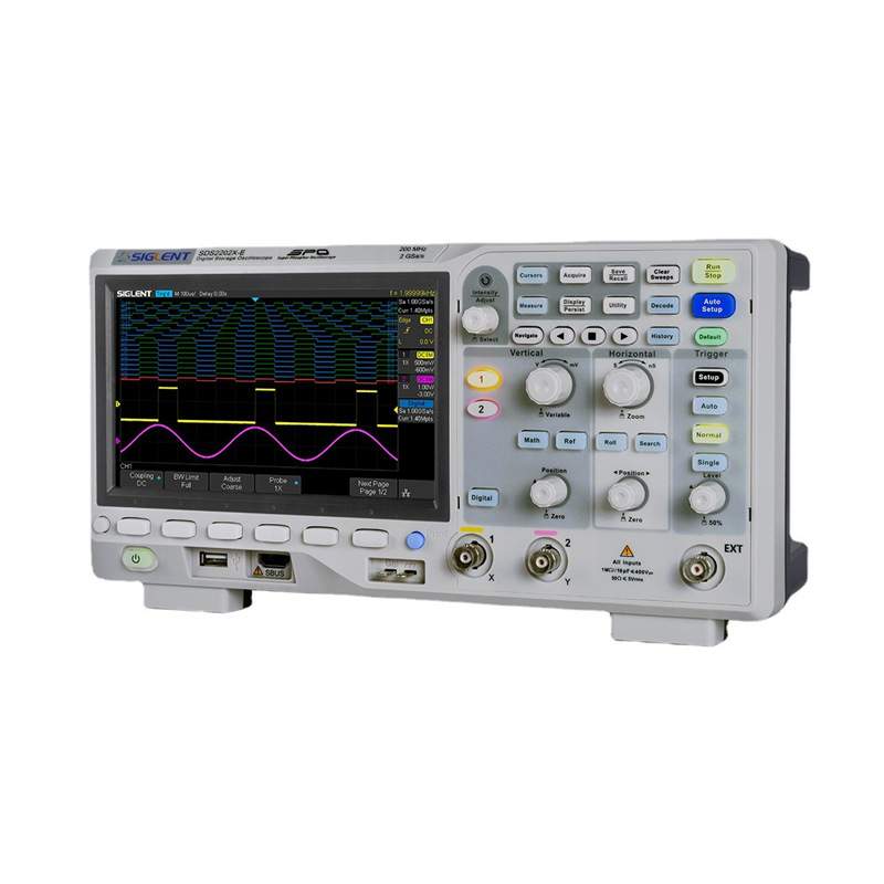 SIGLENT鼎阳数字示波器SDS2000X-E 100M 200M350M示波器2通道