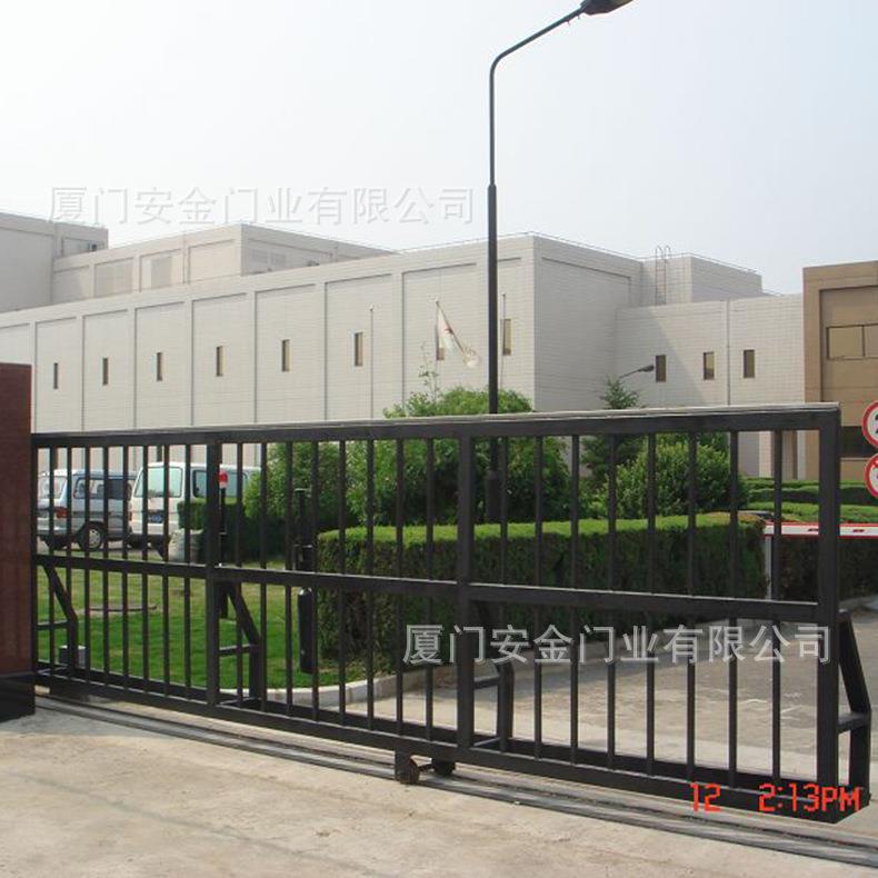 销售庭院电动铝合金双开推拉门户外院子平移双开门自动门