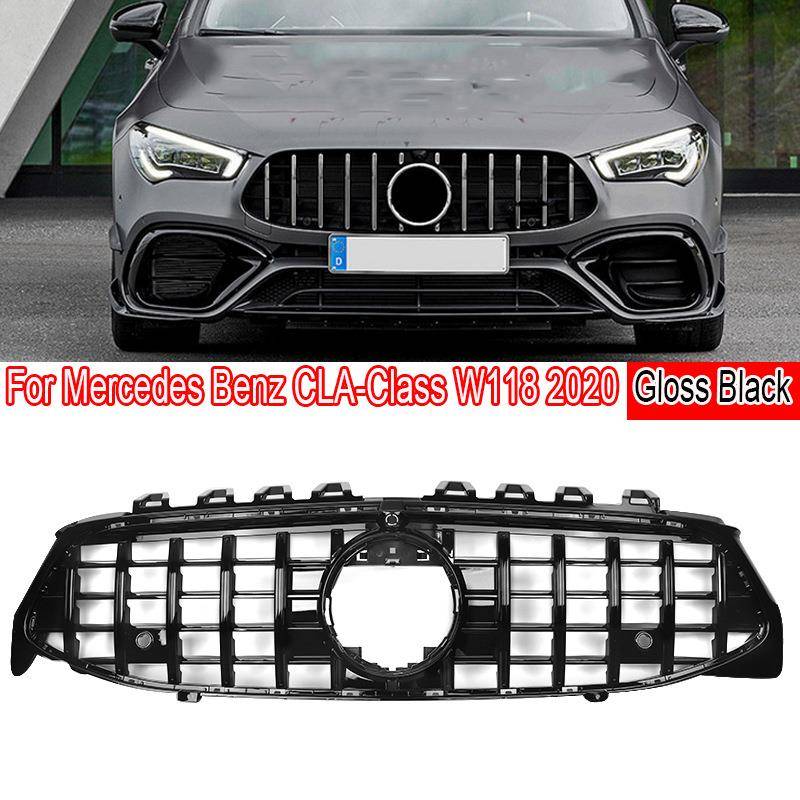 适用于22款新款奔驰CLA118GT2020款水箱罩进气格栅中网改装前脸