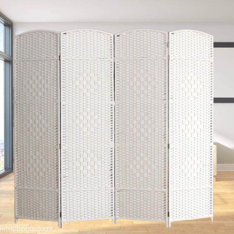 纯白色手工纸编屏风隔断客厅玄关门现代卧室折屏酒店简易屏风,鲜花速递/花卉仿真/绿植园艺,割草机/草坪机,淘宝优惠券,粉丝福利购,淘宝优惠卷