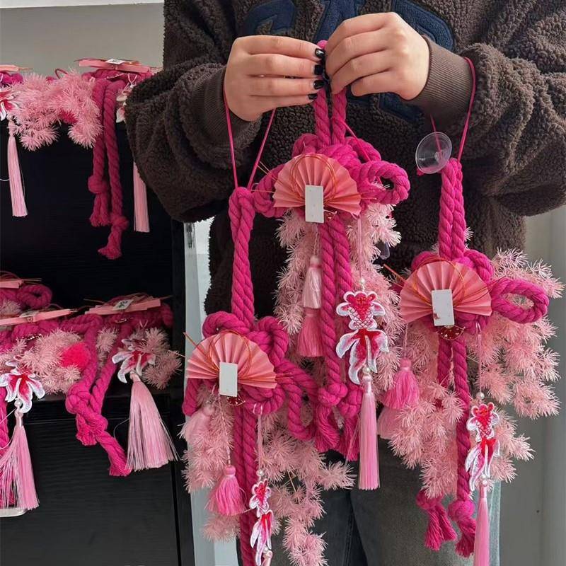 新年装饰挂件2025新款蛇年挂饰入户门挂过年春节室内客厅场景布置