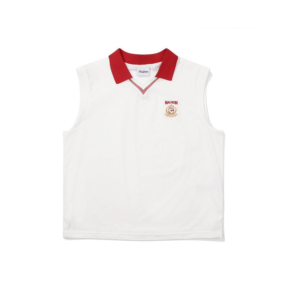 thumbnail for South Korea MALBON golf clothing women's lapel vest 25 new summer light fashion sports outdoor