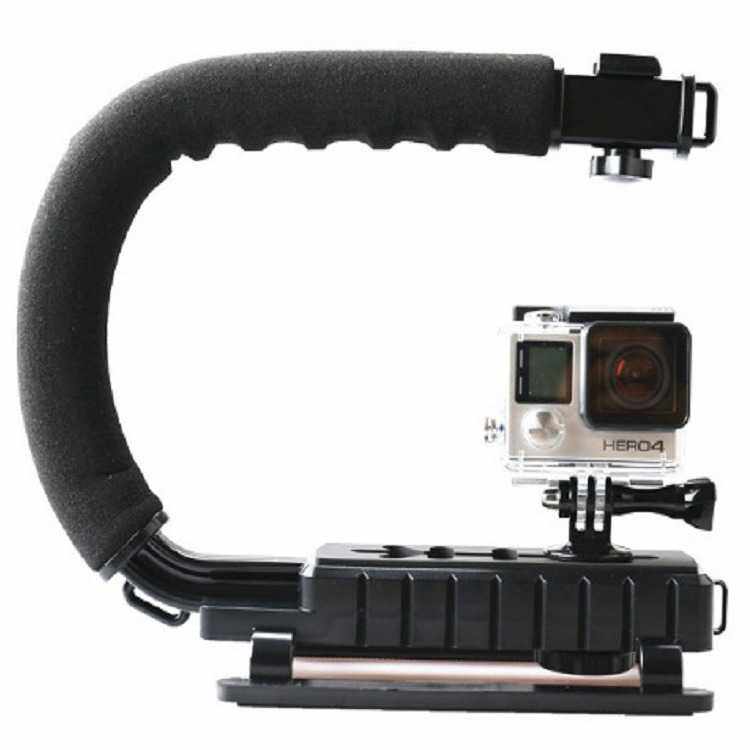 适Gopro手持稳定器hero小蚁山狗SJ4000运动相机DV便携稳定器支架