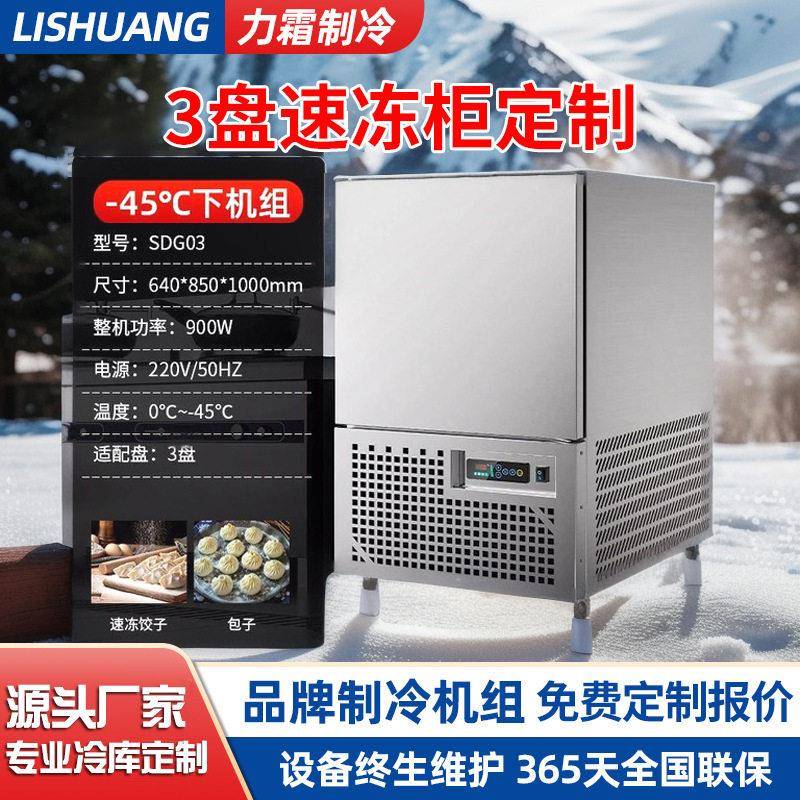 冰箱速冻柜商用榴莲海鲜包子饺子速冻机速冻急冻锁鲜全自动食品级