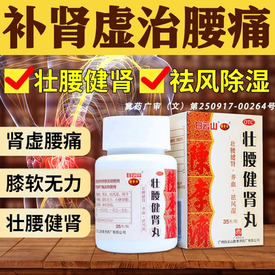 【白云山】壮腰健肾丸35g*1瓶/盒