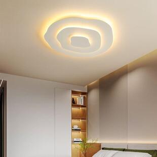 北欧客厅大厅主灯现代简约网红房间多层卧室led吸顶灯中山灯具