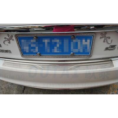 欧泰纳智捷S5后护板5Sedan后备箱护板后备箱装饰条不锈钢改装