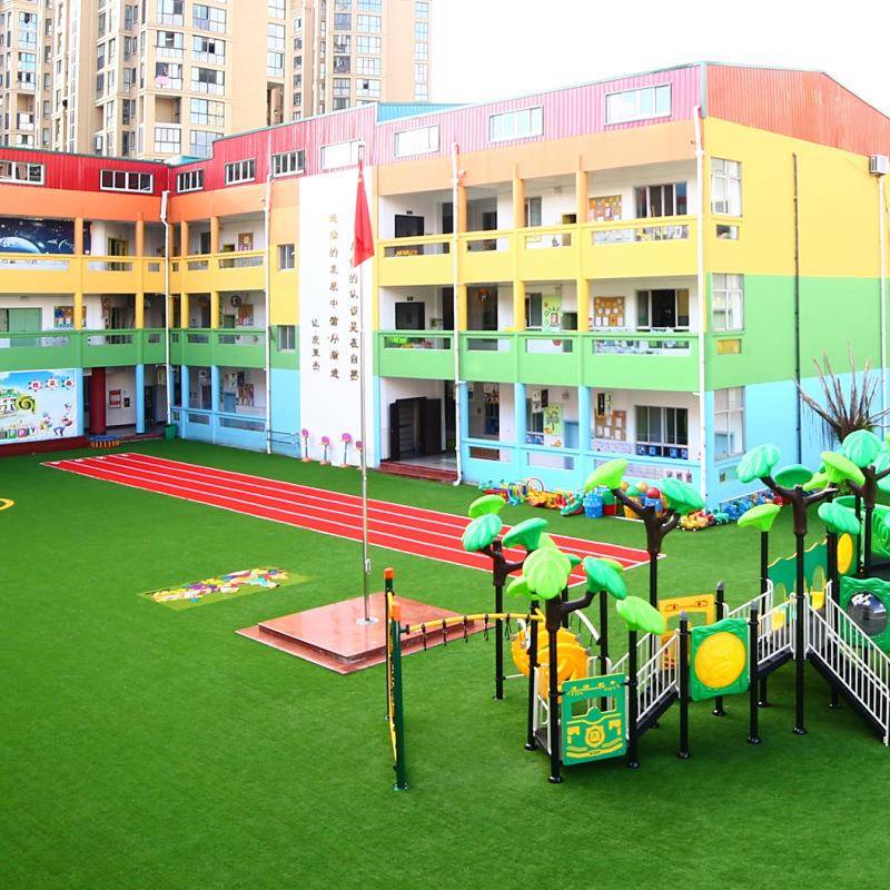 仿真草坪人造草坪人工草皮塑料假草坪幼儿园学校装饰加密绿色地毯