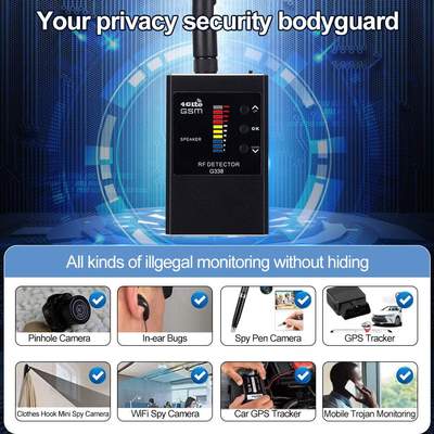 Anti Spy Detector Bug Detector Hidden Camera Detector Aud io