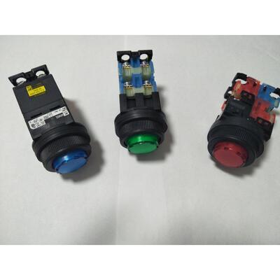 富士按钮AR30EOL-01E3S富士圆形凸头带灯按钮开关