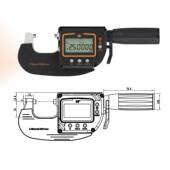 光栅快测数显万分尺0 测量0.001 25大螺纹快进恒定测力直进式