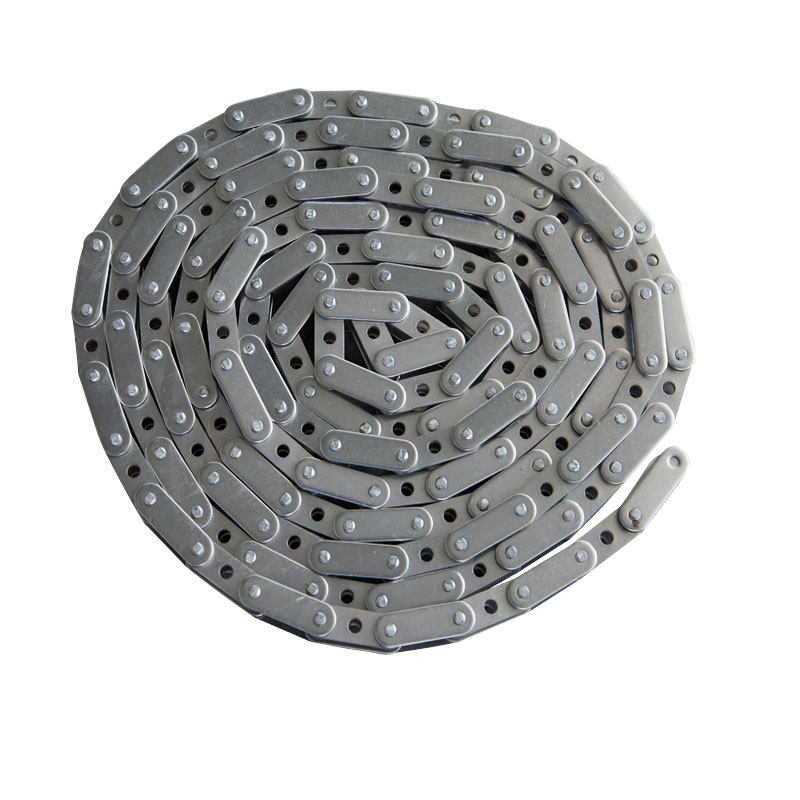 不锈钢中孔链条C2062/2082/2042工业传动链非标大节距弯板滚子链