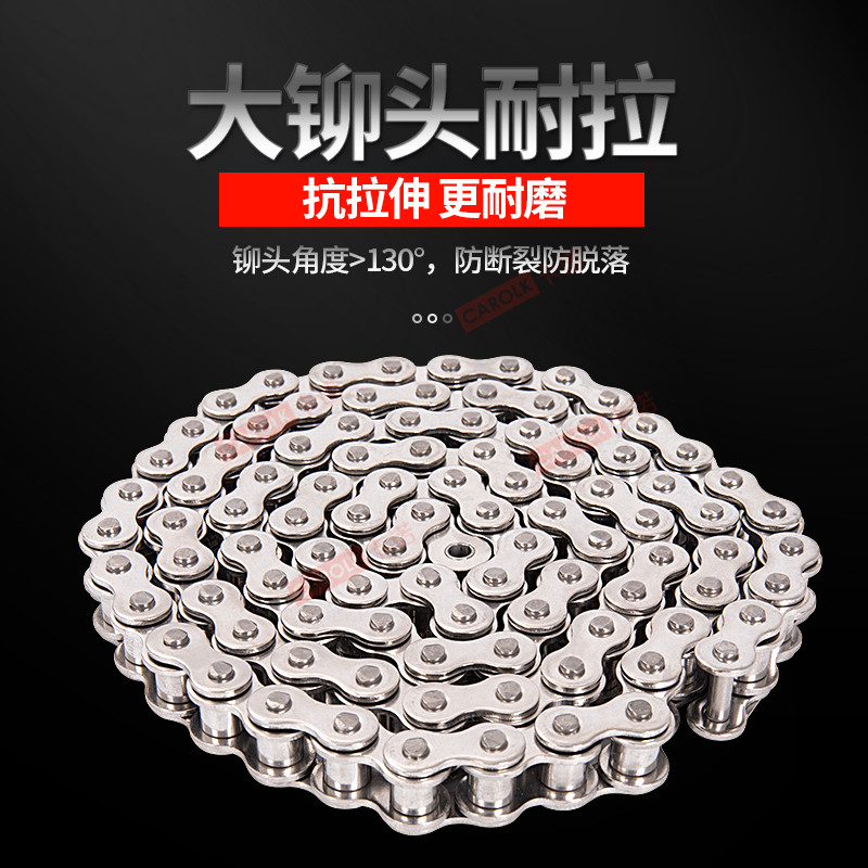 304不锈钢链条3分06B4分08B5分10A 6分12A1寸16A 20A24A28A32A40A