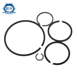 晨丰 65锰孔用压扁钢丝挡圈轴承用止动环F卡簧挡圈M2300 7-200