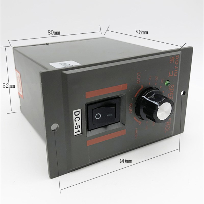 DC-51永磁直流电动机控制器变速面板开关调速器90v180v220v东久