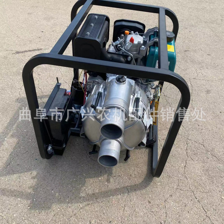 自吸式移动4寸自吸抽水泵 小型直连款污水泵 186动力农用灌溉泵