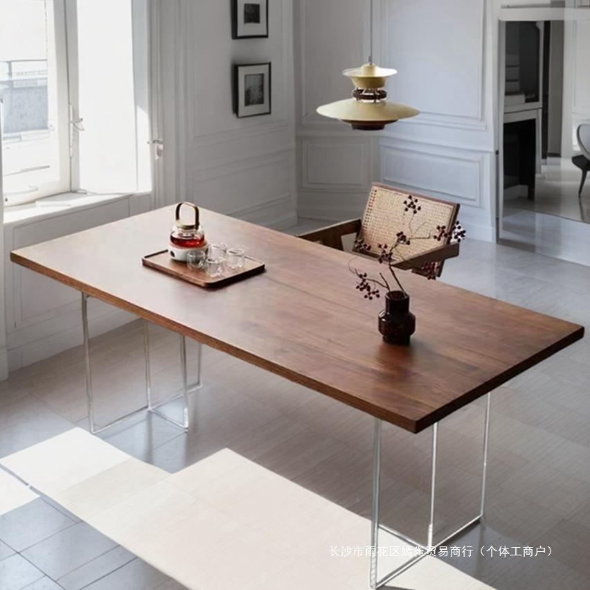 胡北美桃木樱桃木大白蜡木板桌面吧板实dy-17木台面书桌餐桌子电