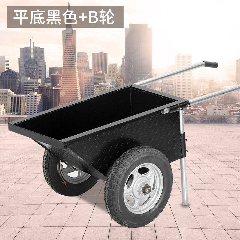 两轮手扶翻斗车工地搬运