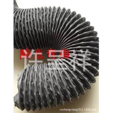 尼龙布风管径25mm长度10米烟管2气内抽风管通225风管灰色伸缩排软