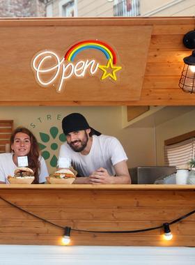 背光亚字广告不牌克力户外门发头招牌霓虹灯字迷你树脂字锈钢发光