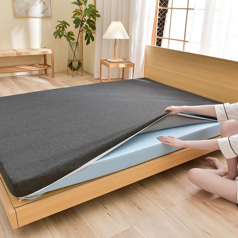 家直销针织海绵凝胶学床28垫可拆卸海绵厂记忆棉宿床垫生舍榻榻米