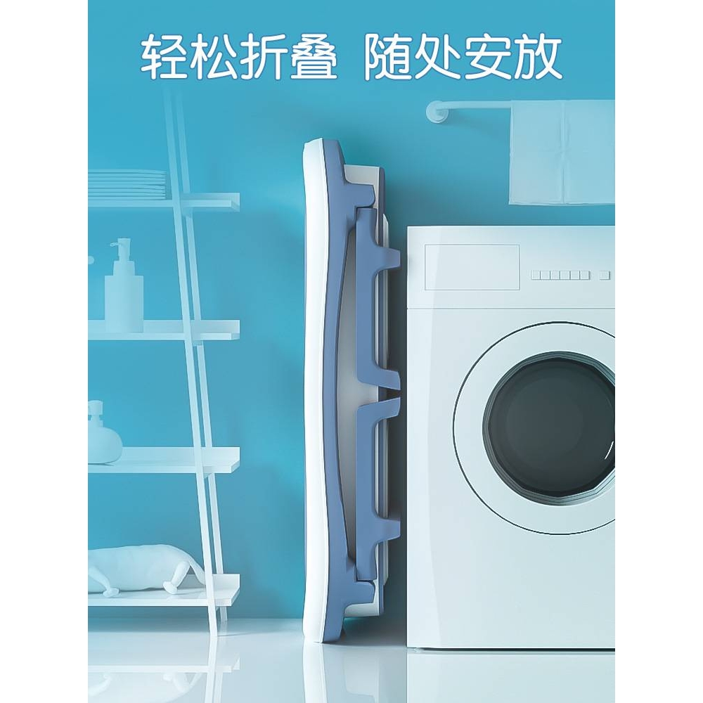 2U8K新生宝宝洗澡盆婴儿浴盆折叠浴桶小孩大人泡澡家用可坐躺