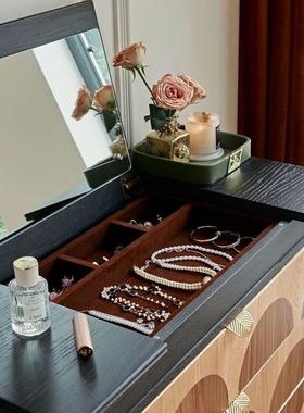 法式复古风斗纳实木梳妆乡五柜美式村客厅储物DFK柜抽屉卧室收柜