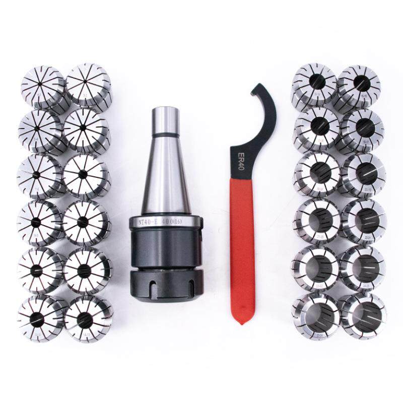 ER4R0筒夹套N装T0-ER40铣夹头套装BT40/NT4BT40-ER40套装4R8-E40