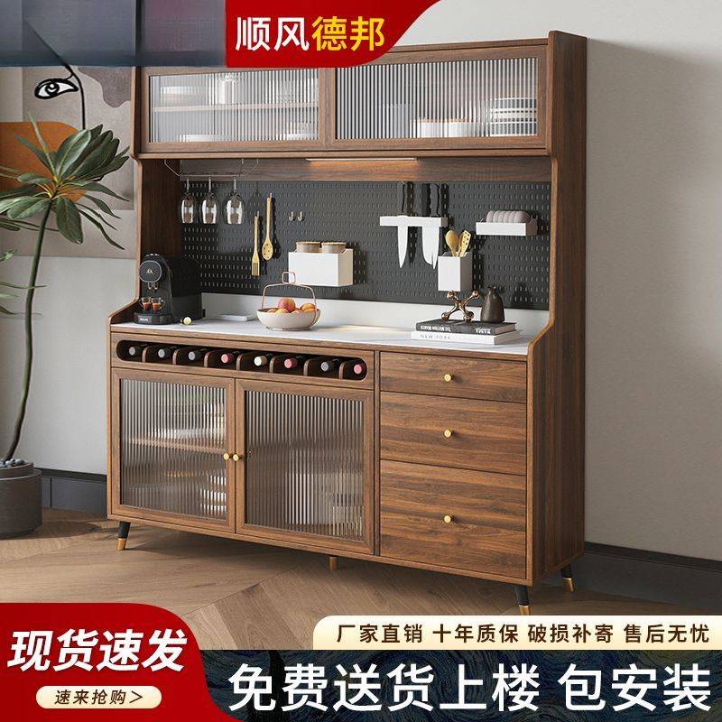 餐边柜高柜一体靠墙储物柜现代简约柜子储物柜客厅餐厅家用茶水柜