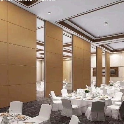 酒店活动隔断墙会议室办公室折叠推拉门宴会厅饭店包厢移动隔断墙图片