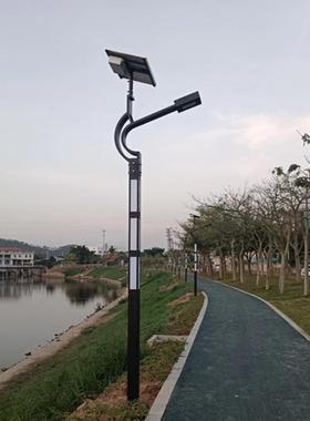 4米太灯能庭院观灯价格市电两用太阳能庭院灯LE阳D景户外GL-A3445自动照明