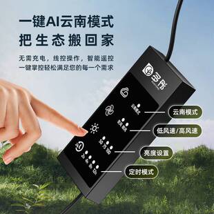 ?多彤类云南仿太阳全光谱植物多肉补光灯带通风绿植热植生长灯落