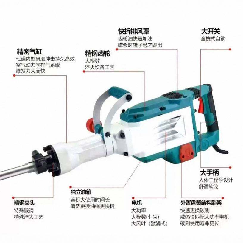 博大95电镐工业级大功率单用65电镐拆墙混凝土大型专业重型黄油镐,玩具/童车/益智/积木/模型,垂直悬浮玩具,淘宝优惠券,粉丝福利购,淘宝优惠卷