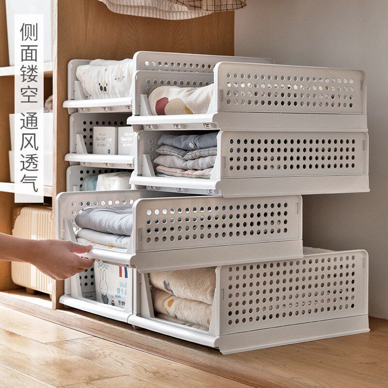 速发现货速发衣柜收层分层隔衣家用儿童板服抽屉式收纳箱隔纳衣橱
