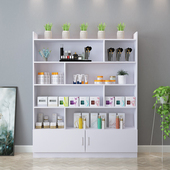 速发化妆品货肤展示柜货柜理发店美架柜E子院护架产品展示甲陈列