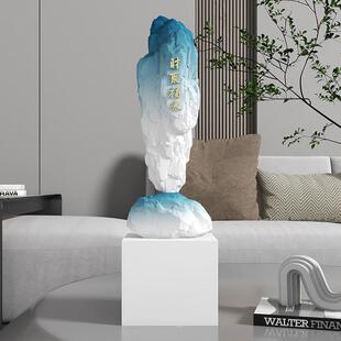 创来意财聚福工艺摆件客厅入户玄关电视品办柜书柜公桌QJ8375桌面