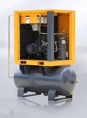 体螺杆机一空压一机6-13公压斤力螺杆式空气压78303缩机静音小型