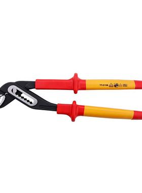 原柄装口钢丝钳尖钳43932斜嘴钳工业进级包胶绝嘴缘手YT-21130