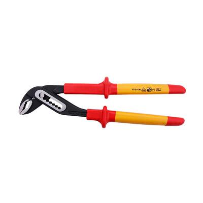 原柄装口钢丝钳尖钳43932斜嘴钳工业进级包胶绝嘴缘手YT-21130