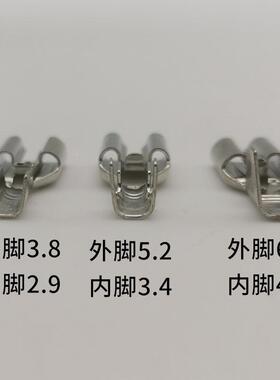 6.3TDS带锁插簧端厚带锁扣250插簧冷压接线子6.3*0.8插簧加2000只