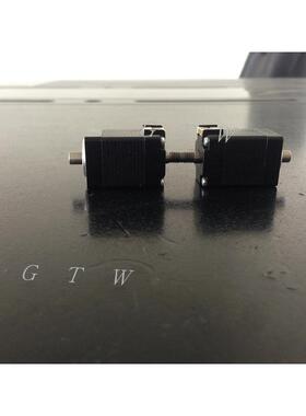 2空心轴步进704轴电机中空轴电机双出轴7mmM5螺纹可来图0订带货