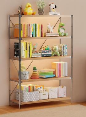 物架落地原木日式仓储货40835架多层落地客架子家置用卧室厅阳台