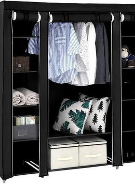 亚马逊无跨境电YG-10013商4层10格简易组合衣简室约衣柜卧组装纺