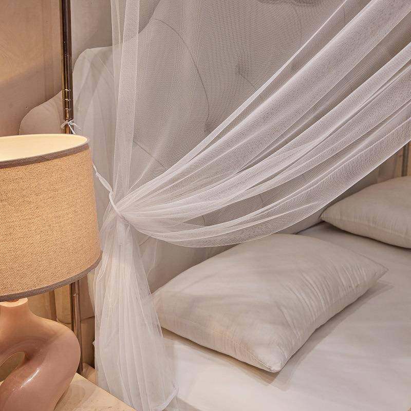 用单门1.蚊帐加密双人蚊帐卧室1.8家锈不钢支架加无品牌/厚15.2米